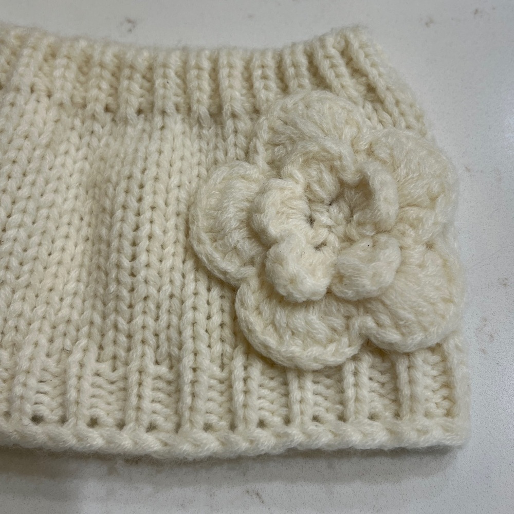 Lot of 2 Winter Knit Headbands – Virginia Tech Hokies & Cream Knit - Picture 6 of 8